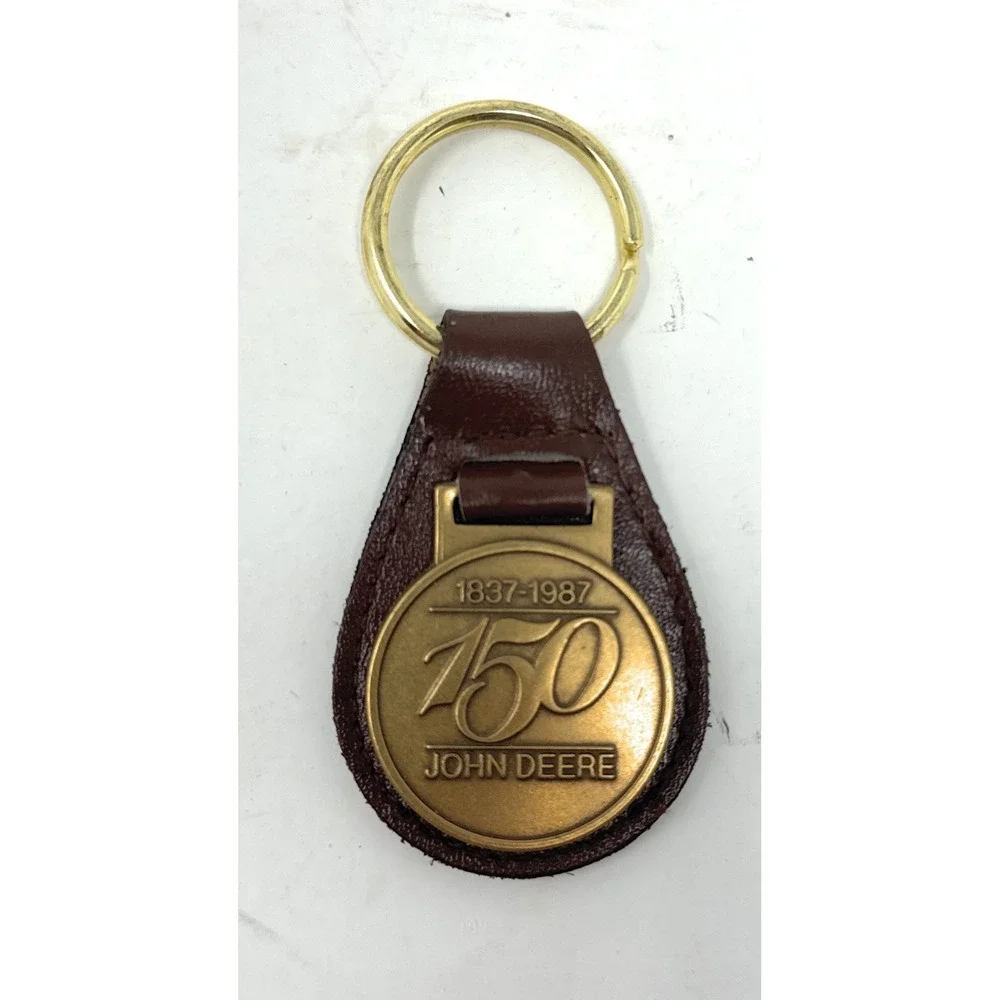 Vintage 1987 Steel Plow 150th Anniversary Advertising‎ Keychain